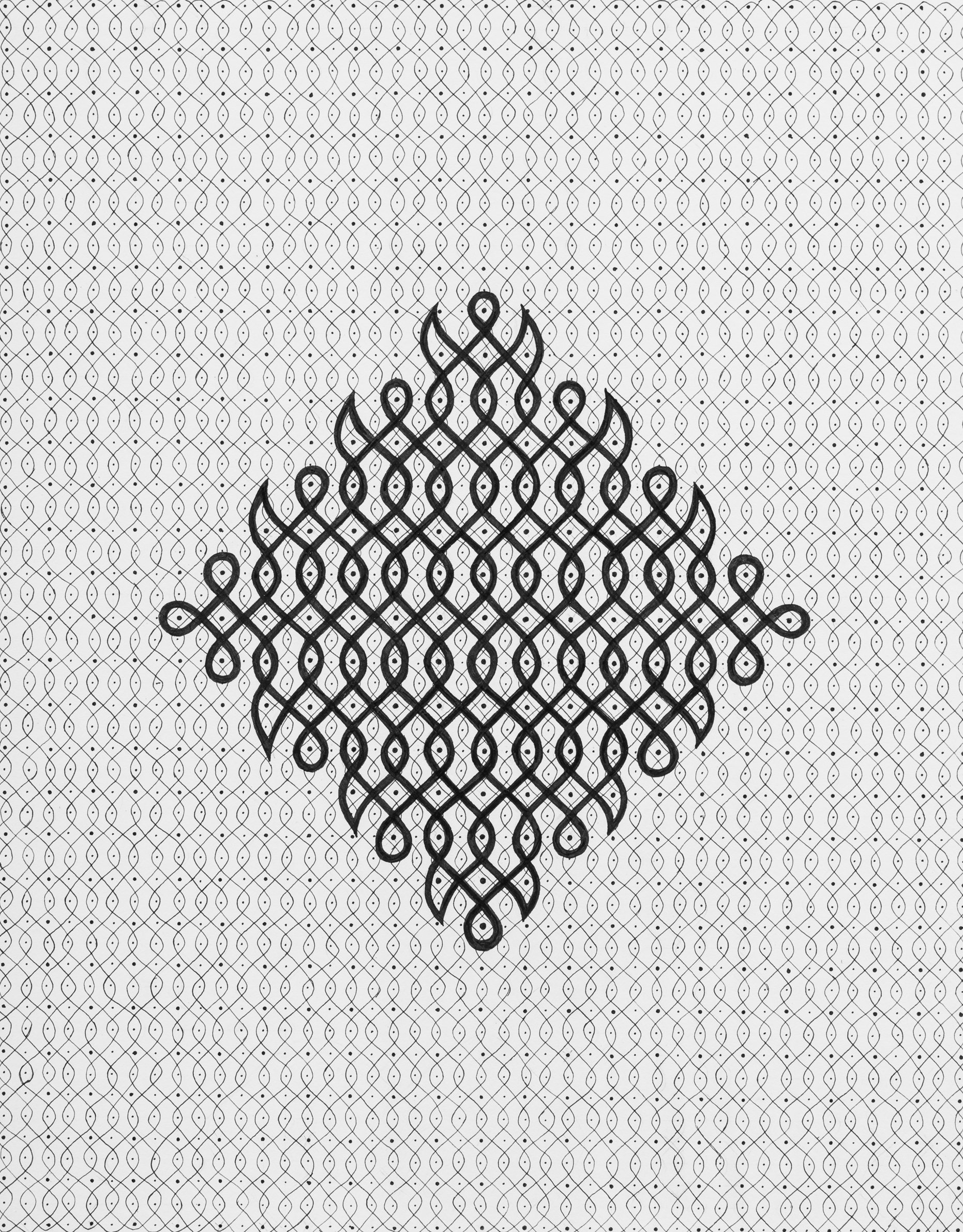 kolam - fractals (2022)