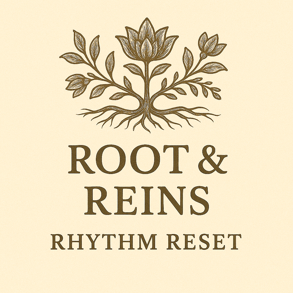 Root. Reins. Rhythm.