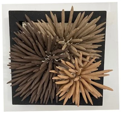 "Gradations 16" 2021, clay (8 x 8 x 5")