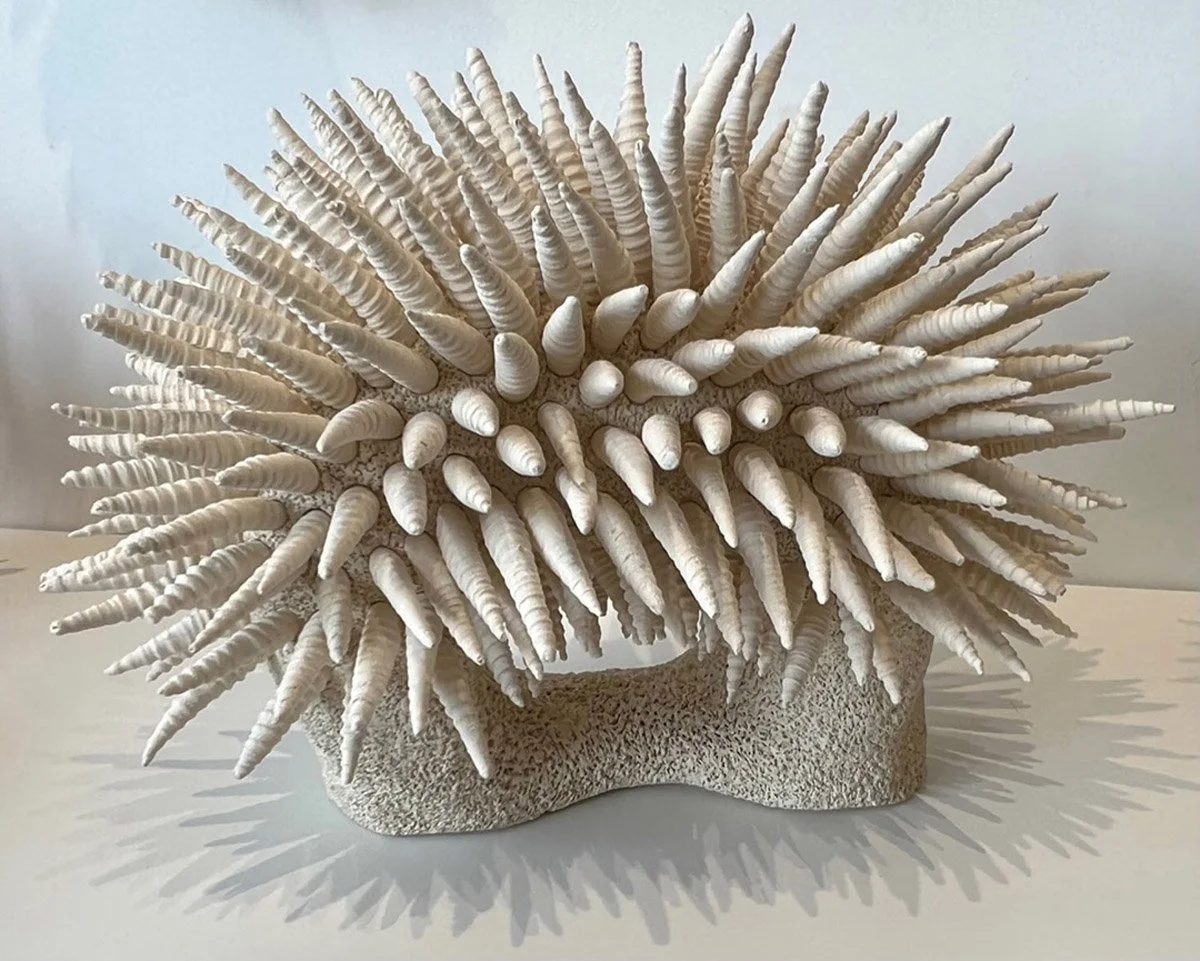 "Coral Arch" 2023, clay (10 x 14 x 9")