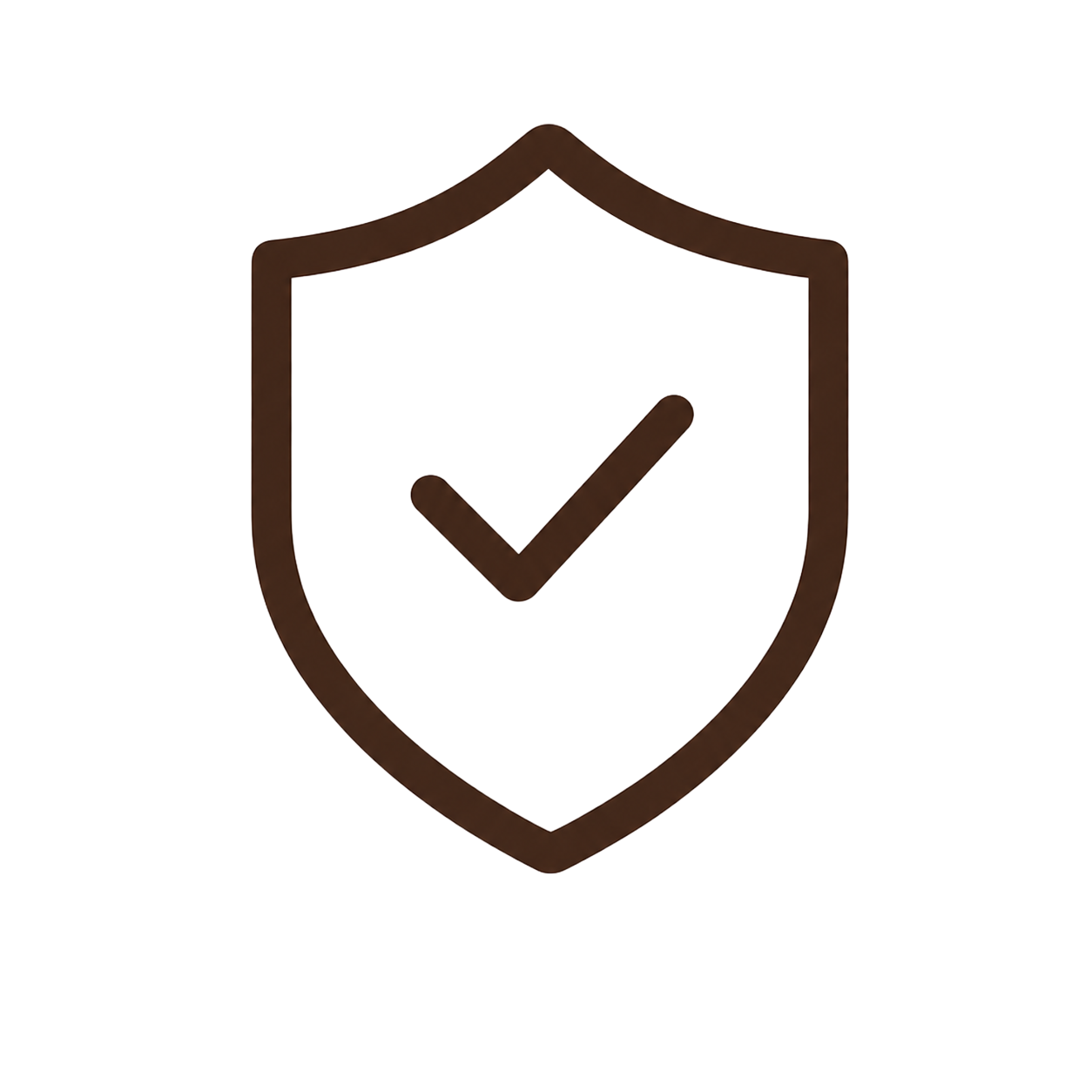 Shield icon with a check mark in the center.