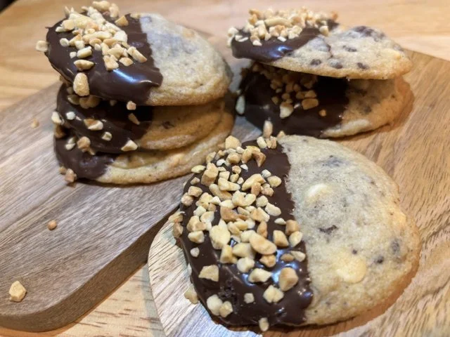 Scoops Ahoy! Caramel Waffle Cone Sundae Cookies- Dozen Box