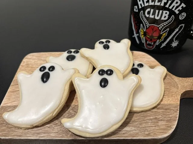 Halloween Ghost Sugar Cookies