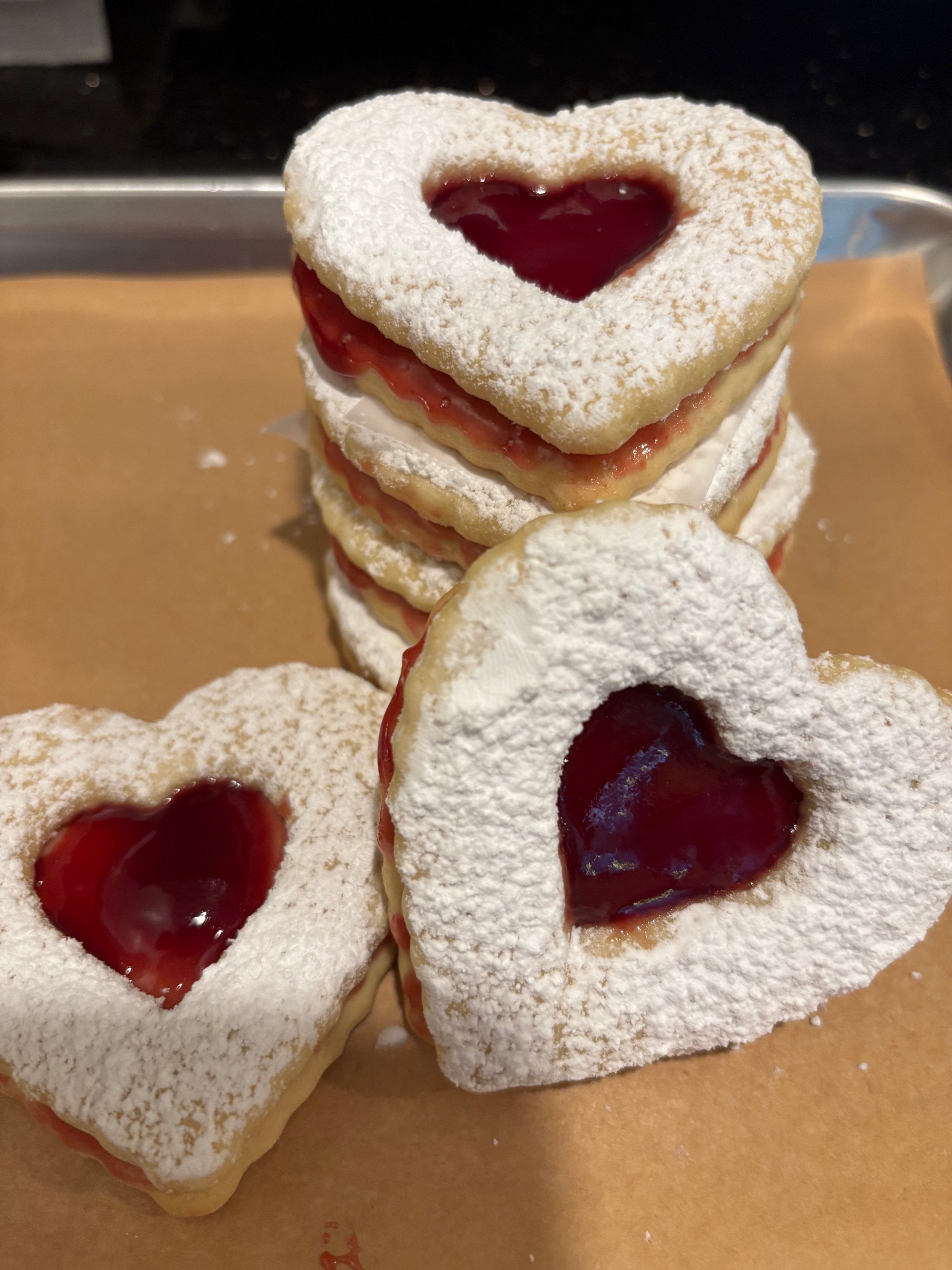 Raspberry Jammy Dodgers - 1 Dozen Box