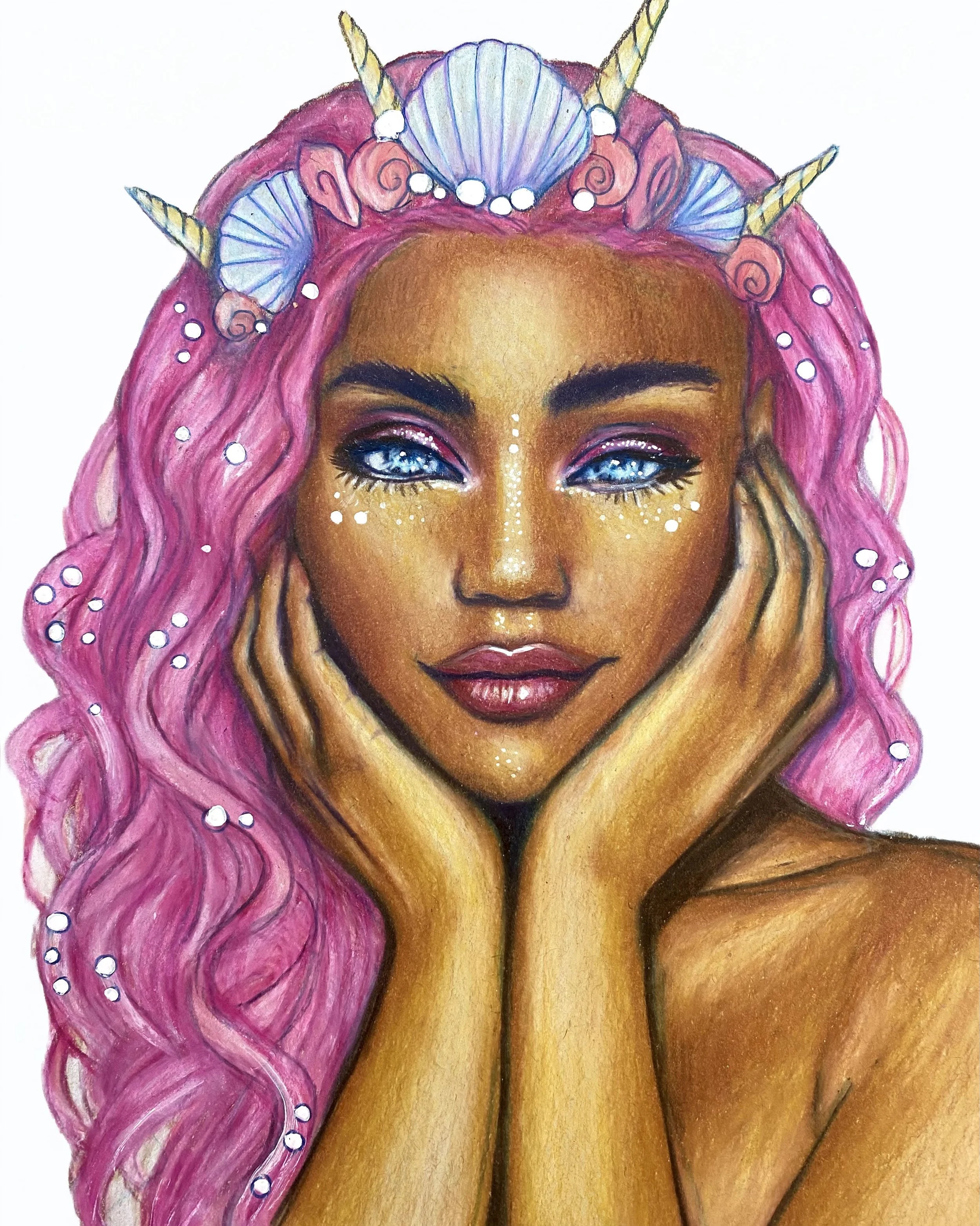 Imagine Pink Print