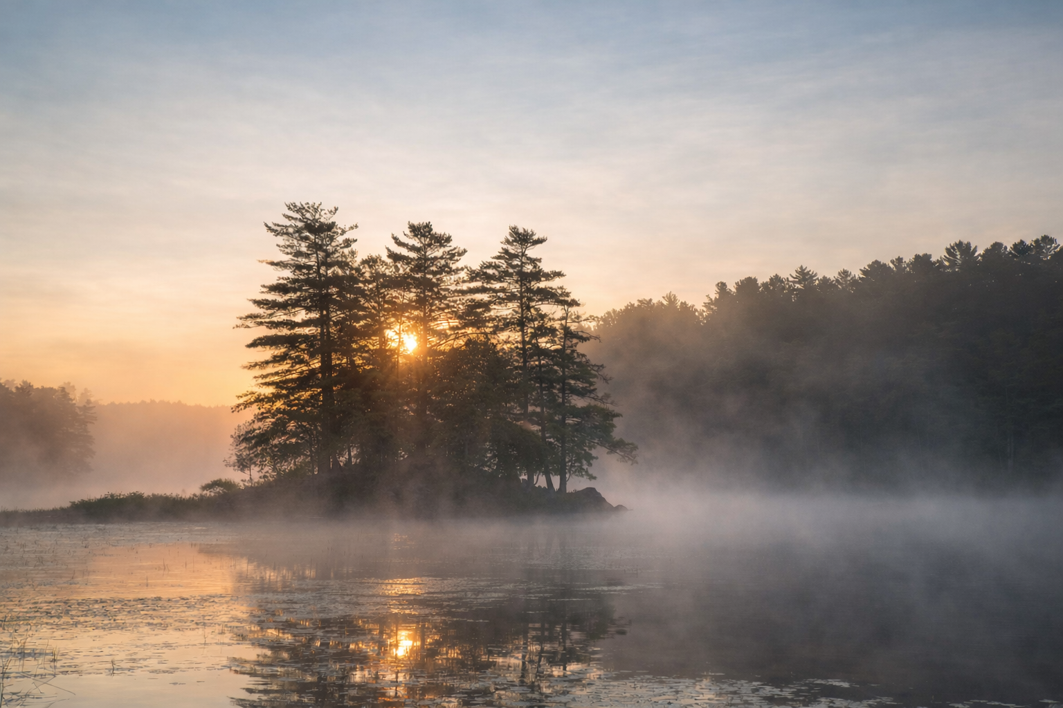 A serene misty lake at sunrise representing the slow, steady nature of healing from depression. Watkins Counselling & Wellness offers virtual depression therapy for teens and adults across Ontario.