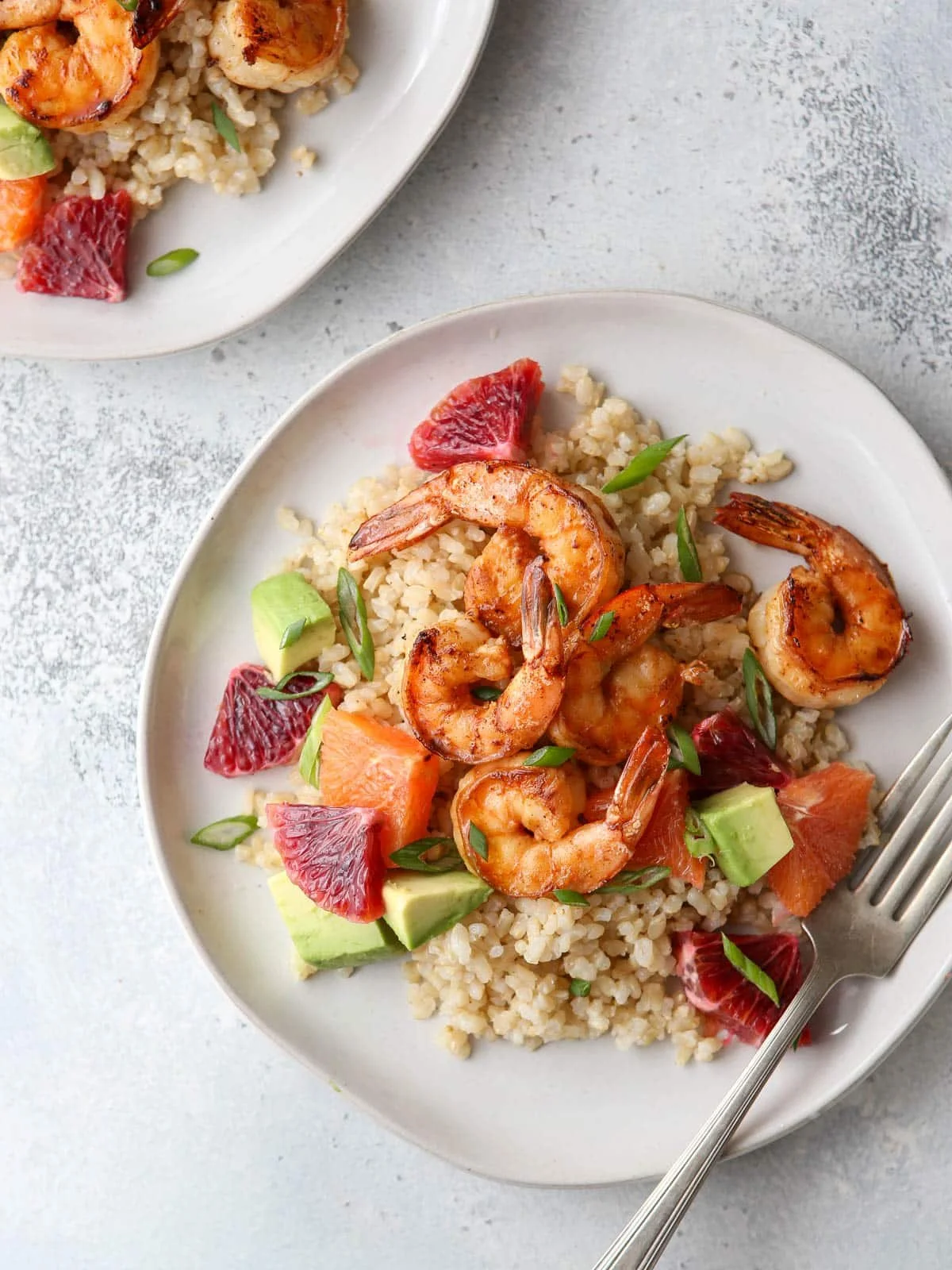 Citrus Marinated Shrimp bowls
