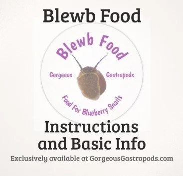 Blewb Food Information and Instructions