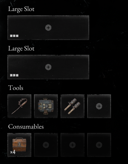THE THRIFTER - Go in with nothing but hopes and dreams (and 4 tool boxes), and loot weapons for you and your team. The only loadout that allows flexibility. Anything you can find in the bayou, you can use! **Can not bring found weapons into a new gam