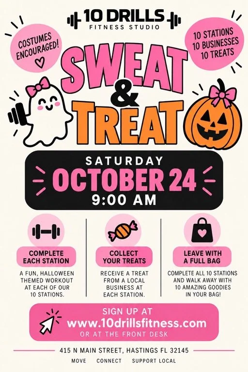 Sweat & Treat Event