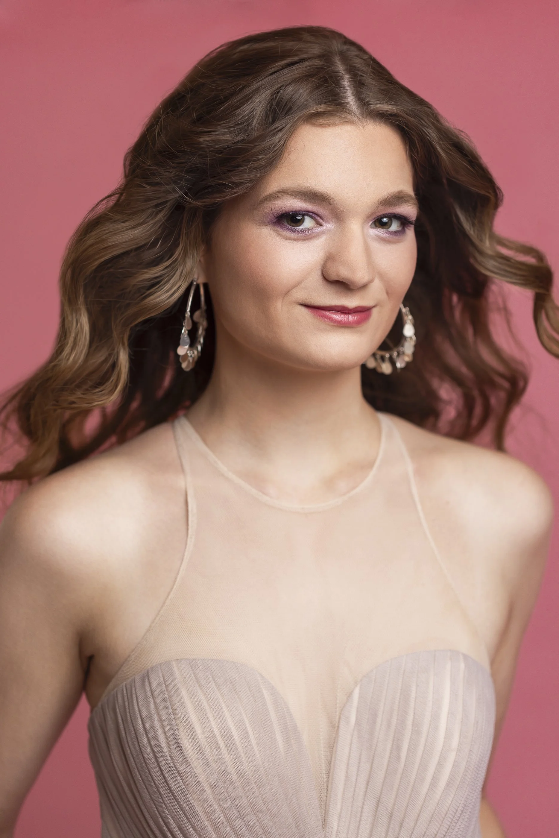 Studio portrait of girl