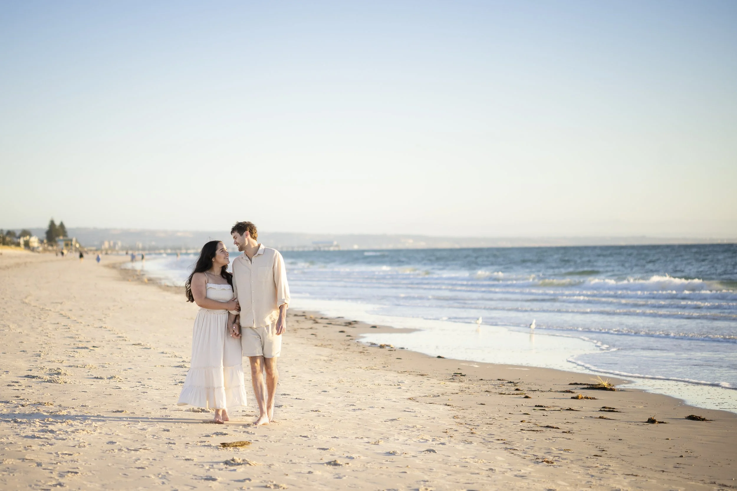 Grange Beach Engagement Photo Shoot