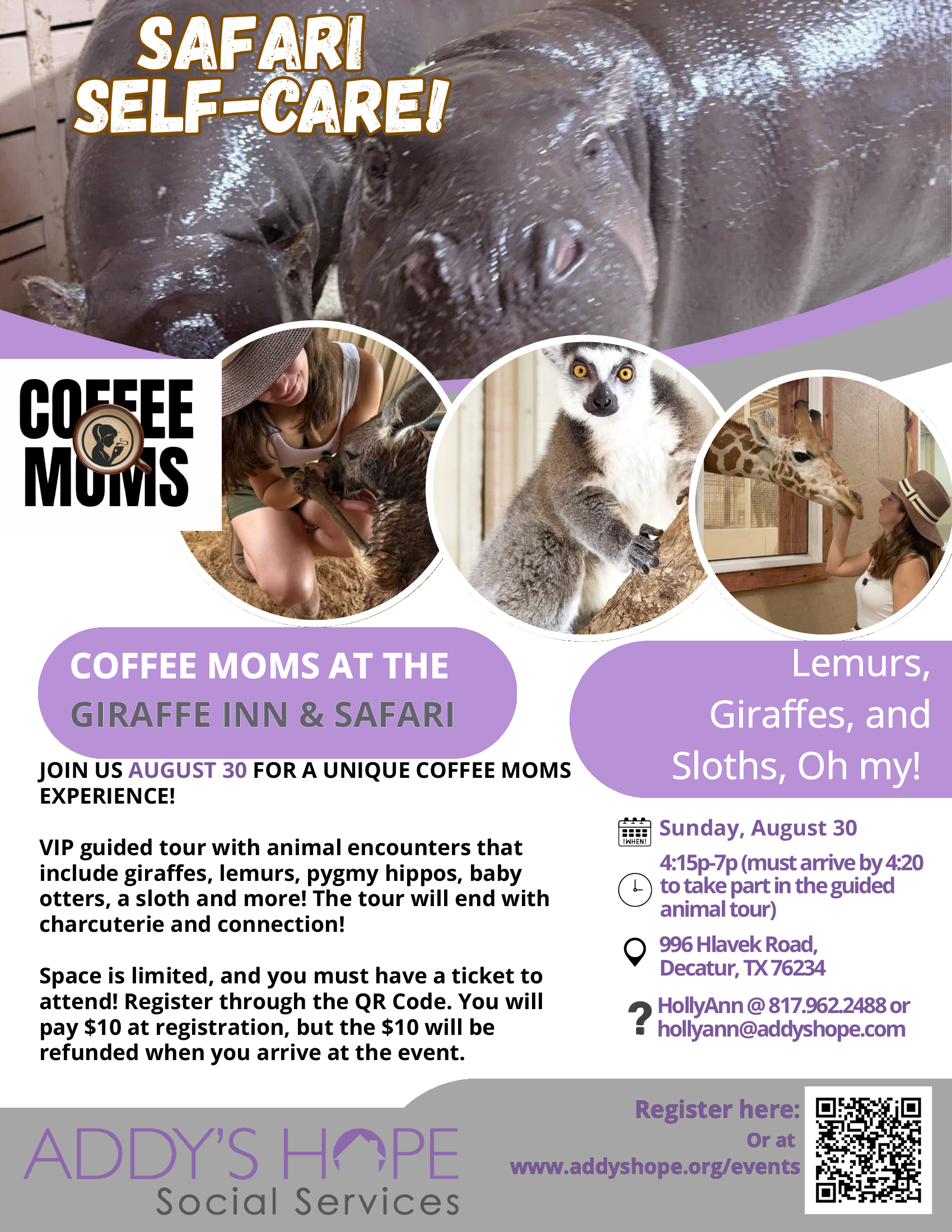 Safari Self-Care - Coffee Moms