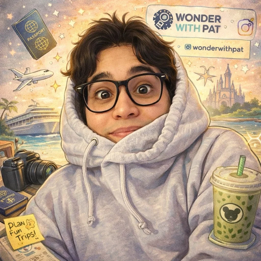 Trying on the AI caricature trend ✨

Loved how this pulls in all my favourite things: passports, planes, cruises, castles and cute iced coffees.

If this feels like your kind of trip, let&rsquo;s start talking about your next Disney, cruise, or all‑i