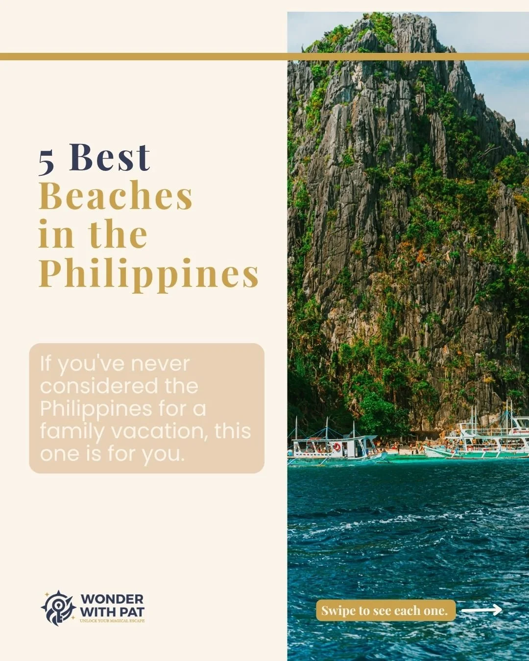 The Philippines doesn't come up enough in travel conversations, and I think that's a mistake.

I have a personal connection to these islands. 🌺 And the more families and couples I talk to who are looking for something beyond the usual resort, the mo