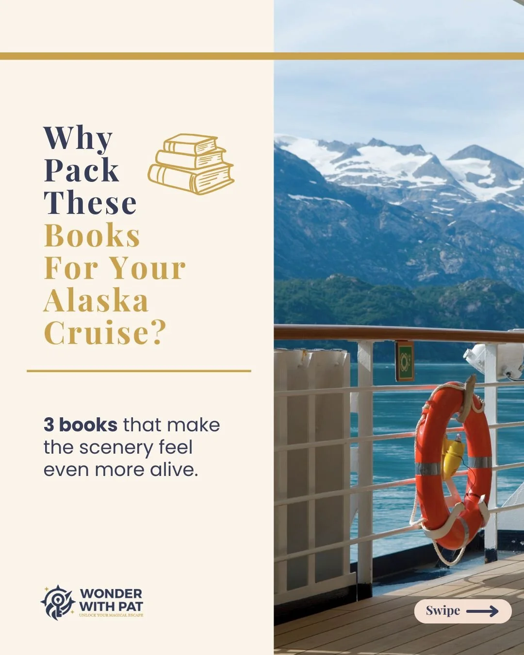 Alaska moves differently when you know what you're sailing through.

One of my favourite things to tell families before an Alaska cruise is to bring something to read that's actually set there. Not a guidebook. A book that makes the scenery feel like
