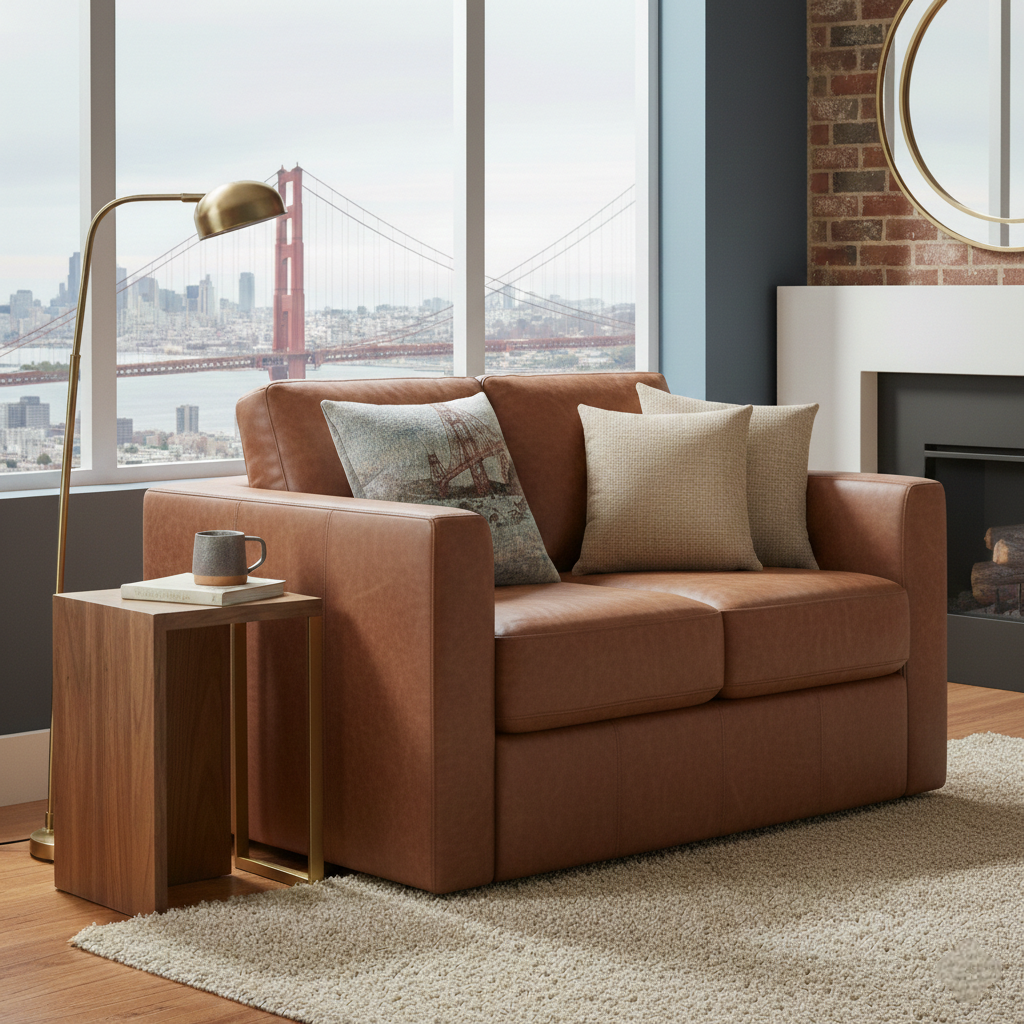 Golden Gate Bridge Woven Pillow