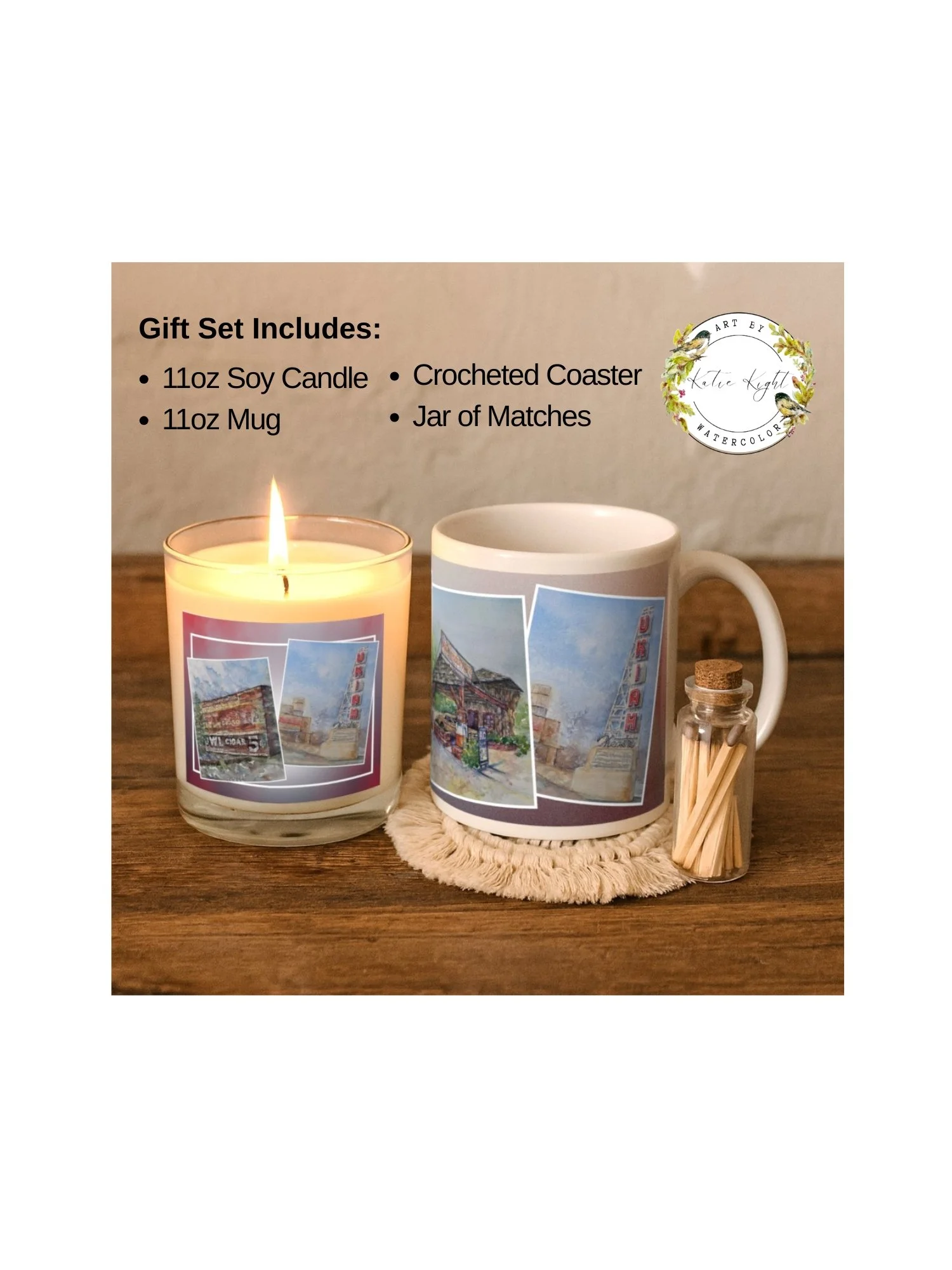 Our Hometown - Ukiah Mug and Candle Gift Set