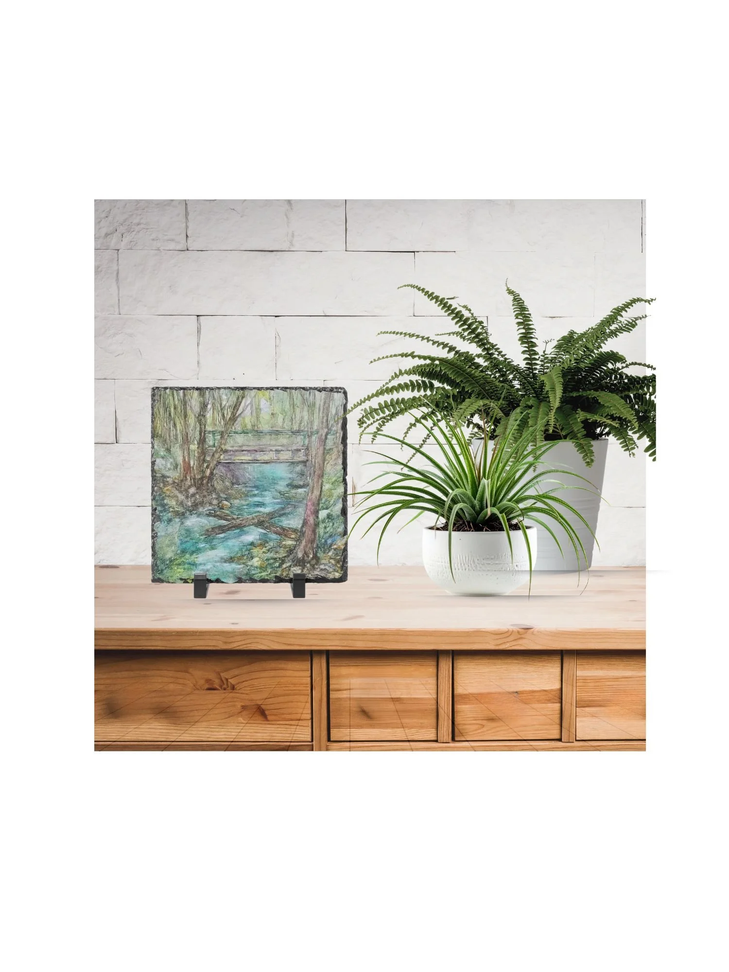 Montgomery Woods 8" x 8" Slate Plaque