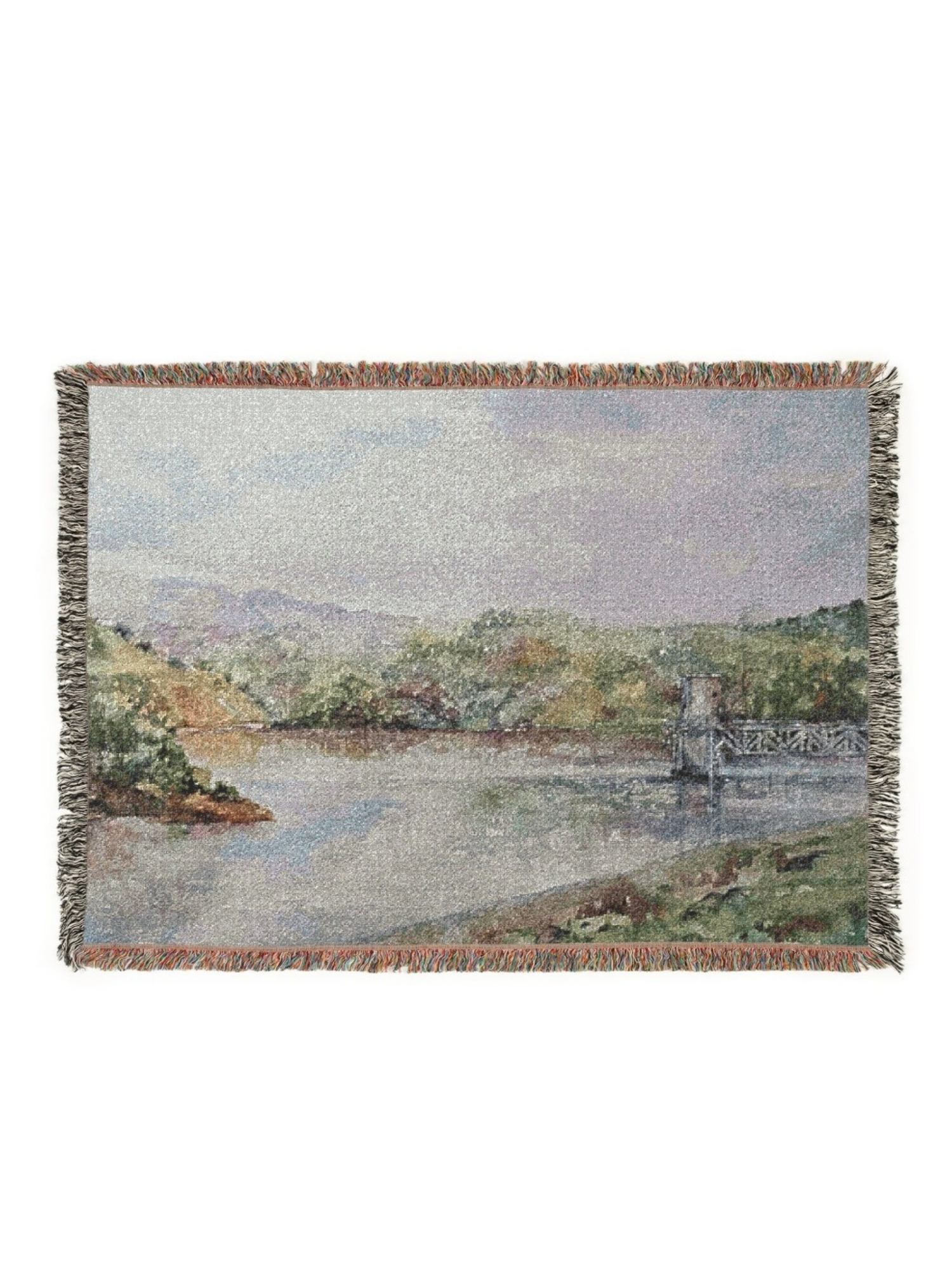 Woven Blanket — Lake Mendocino (Three Size Options)