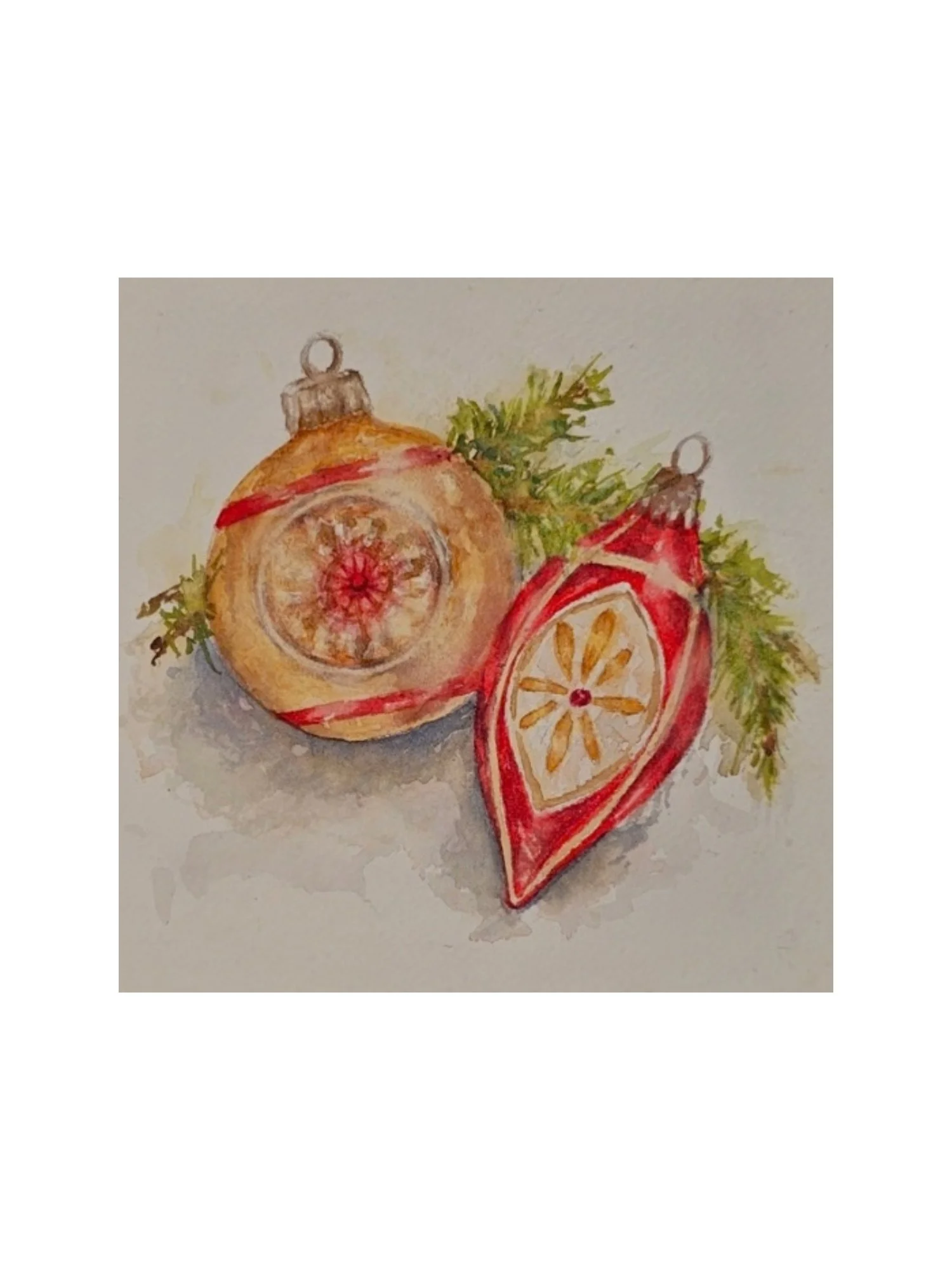 Vintage Ornaments (Print) *Free Shipping*