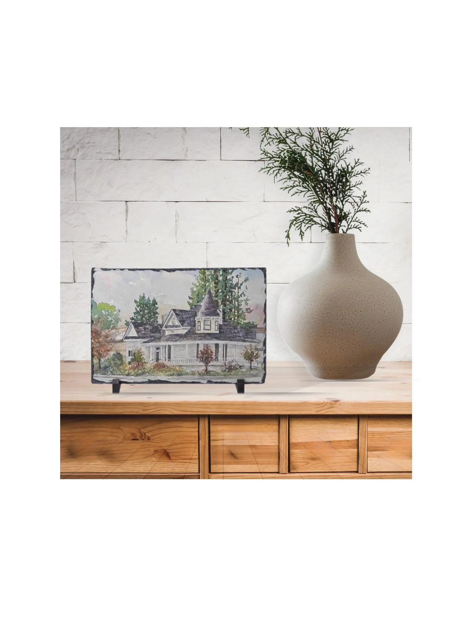 Held-Poage Memorial Home  7" x 11" Slate Plaque