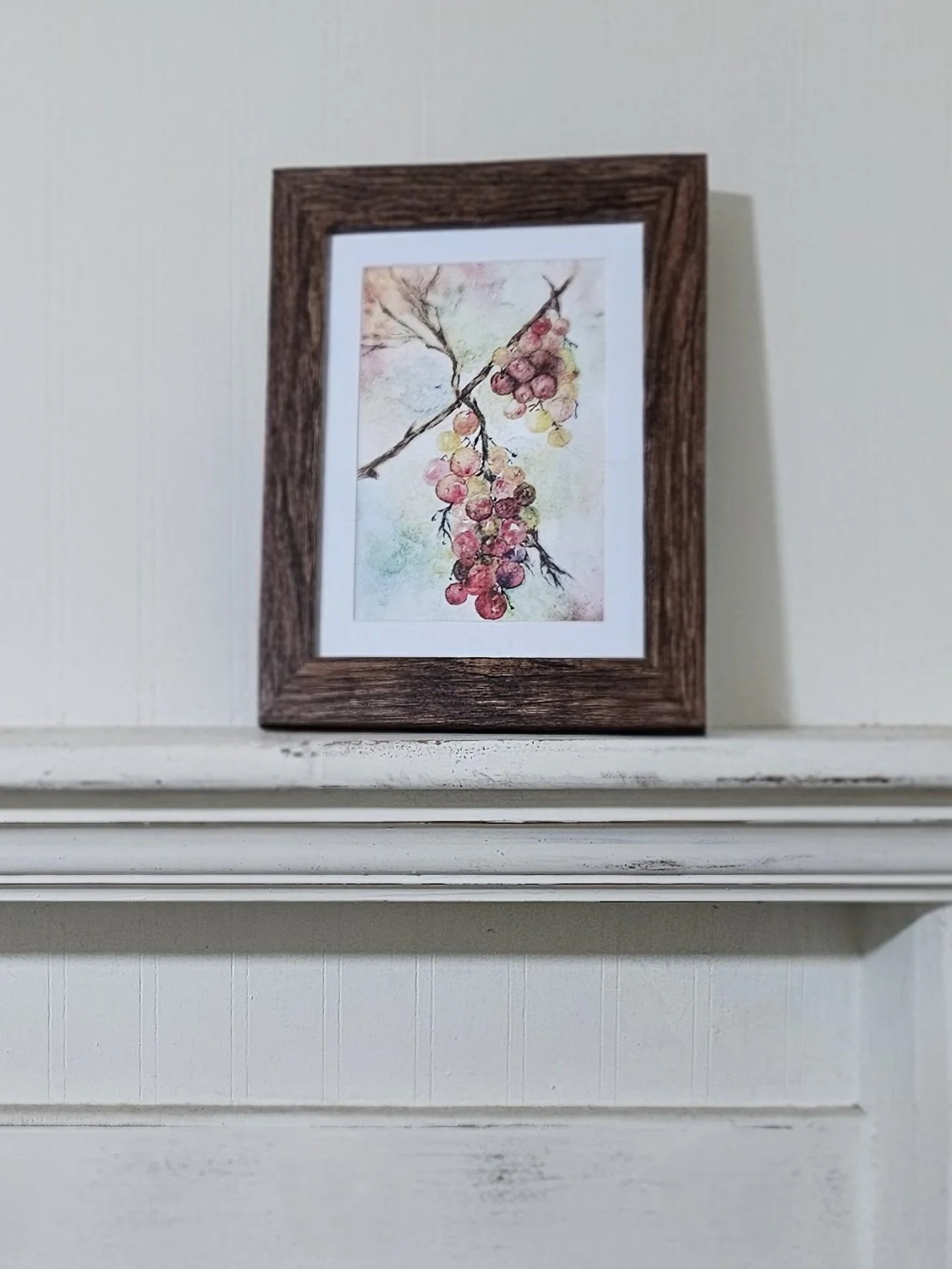 Grapes on the Vine - Small Print in 5"x7" Frame