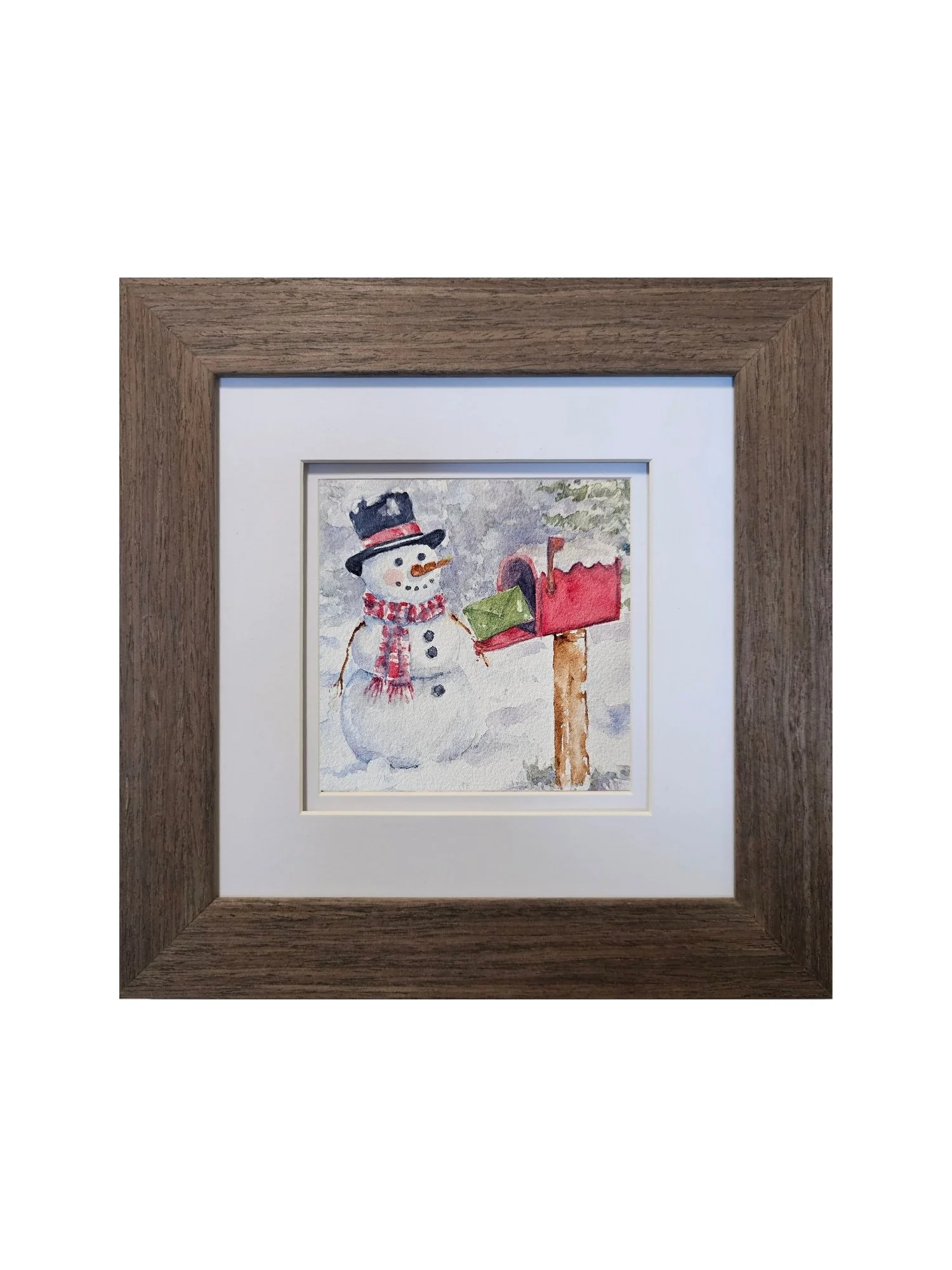 Snowman Special Delivery (Original Painting)