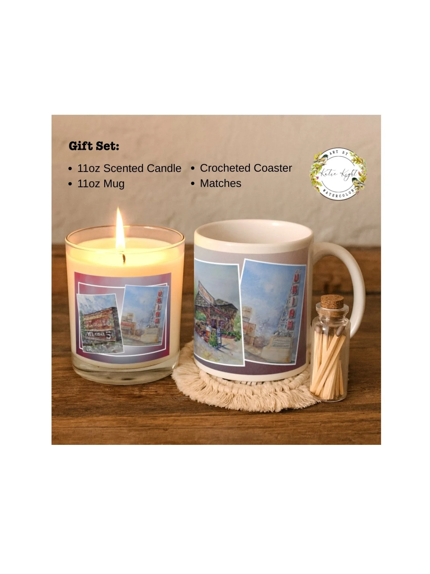 Our Hometown - Ukiah Mug and Candle Gift Set