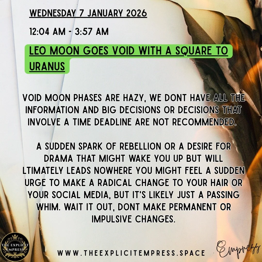 VOID MOON WARNING!! 

 #voidmoon #energyupdate #astroweather #astrology #witchshit #moon #theexplicitempress #astrologytok #astrologytiktok #witchtok #spiritiuality #universalenergy #spiritualtok #witches