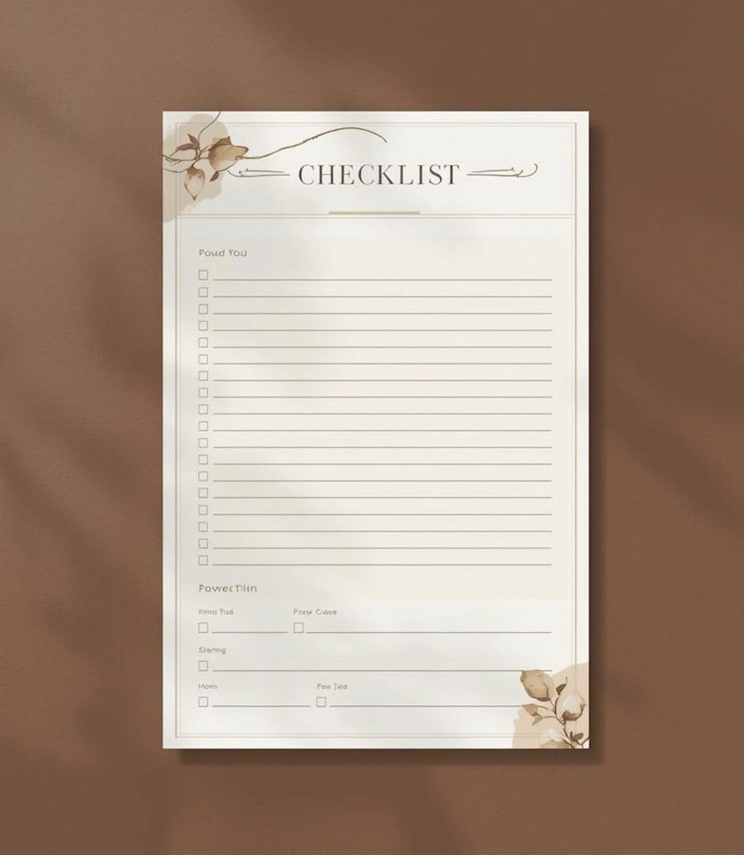 Postpartum Must-Haves List