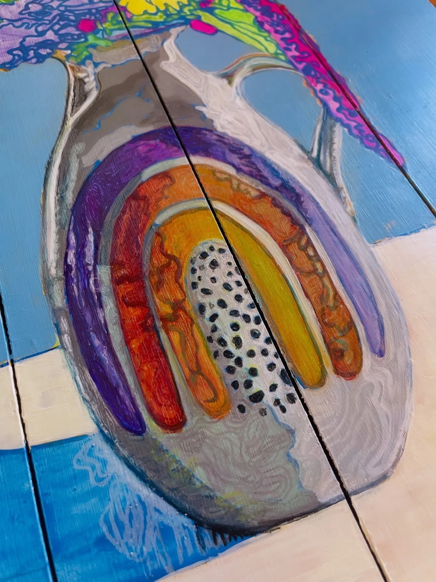 I&rsquo;m working on something new! It&rsquo;s a bit of an experiment, so I&rsquo;m not sure how it&rsquo;ll turn out, but I&rsquo;m thoroughly enjoying myself!

 I have been hoping to paint this vase/jug and flowers for years now (slide across for i