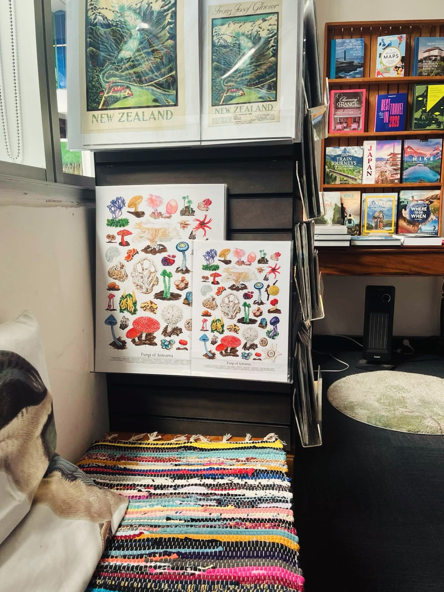 I&rsquo;m so excited to share with you all that a range of Trouble &amp; Strife posters are now available at my favourite book store @scorpiobooks 
Be sure to look out for them on your next visit! 

#fungiposter #scorpiobooks #artprints #myfavouriteb