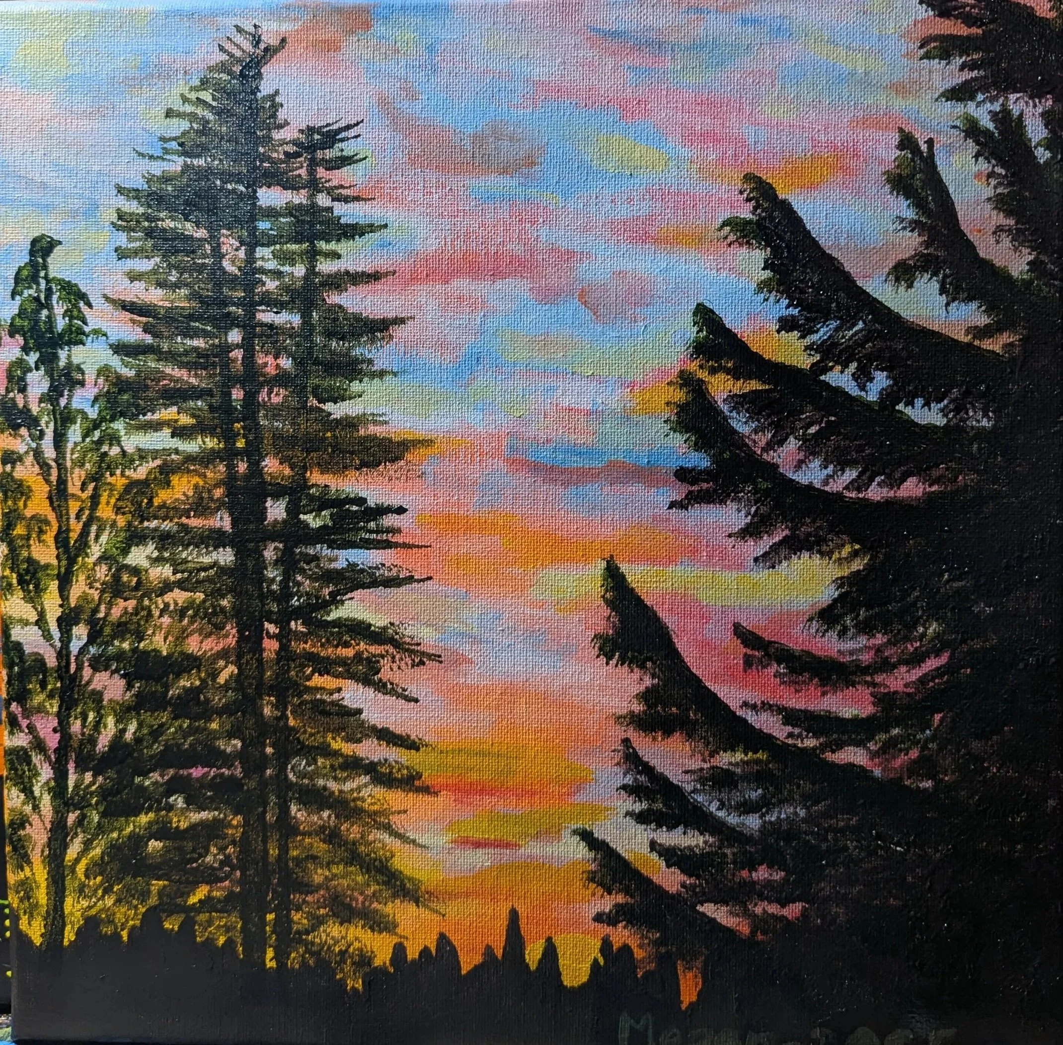 A Sunset from My Window 2025