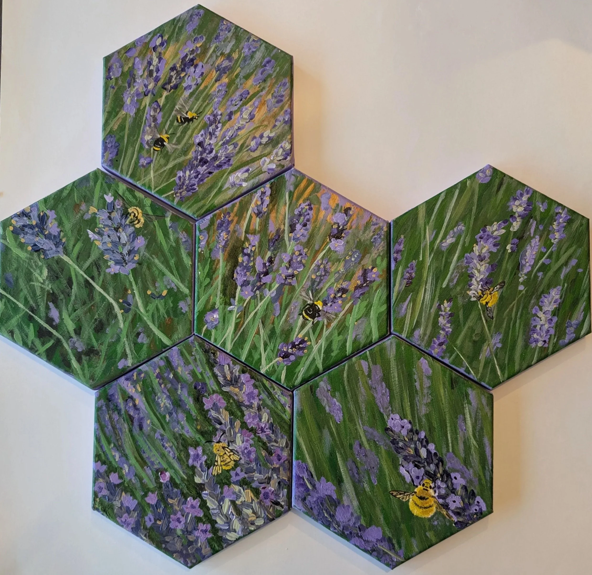 Lavender and Bee Series #3-8: Bumble Bee Arrangement 2025