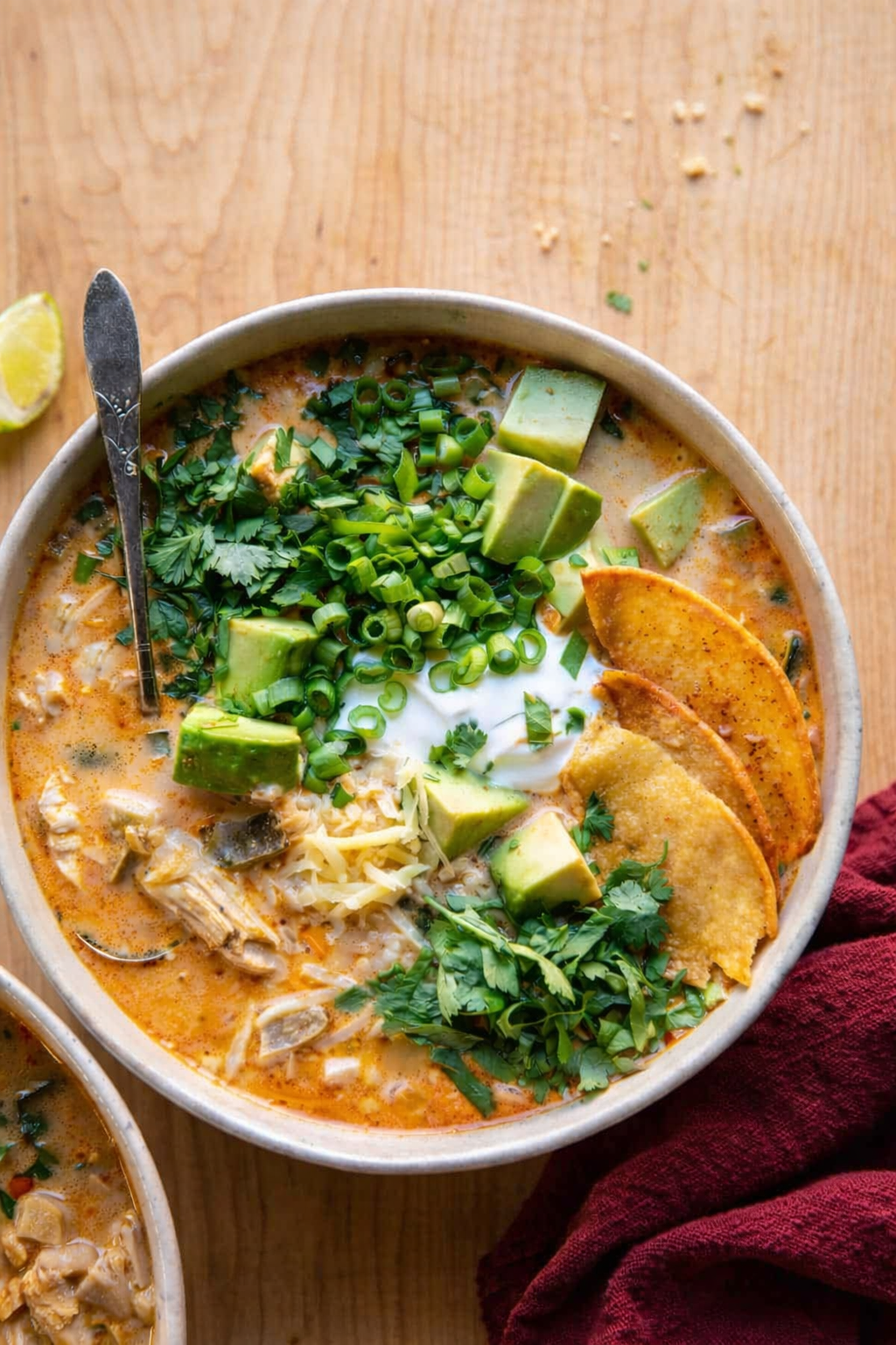 Spicy Creamy White Chicken Chili