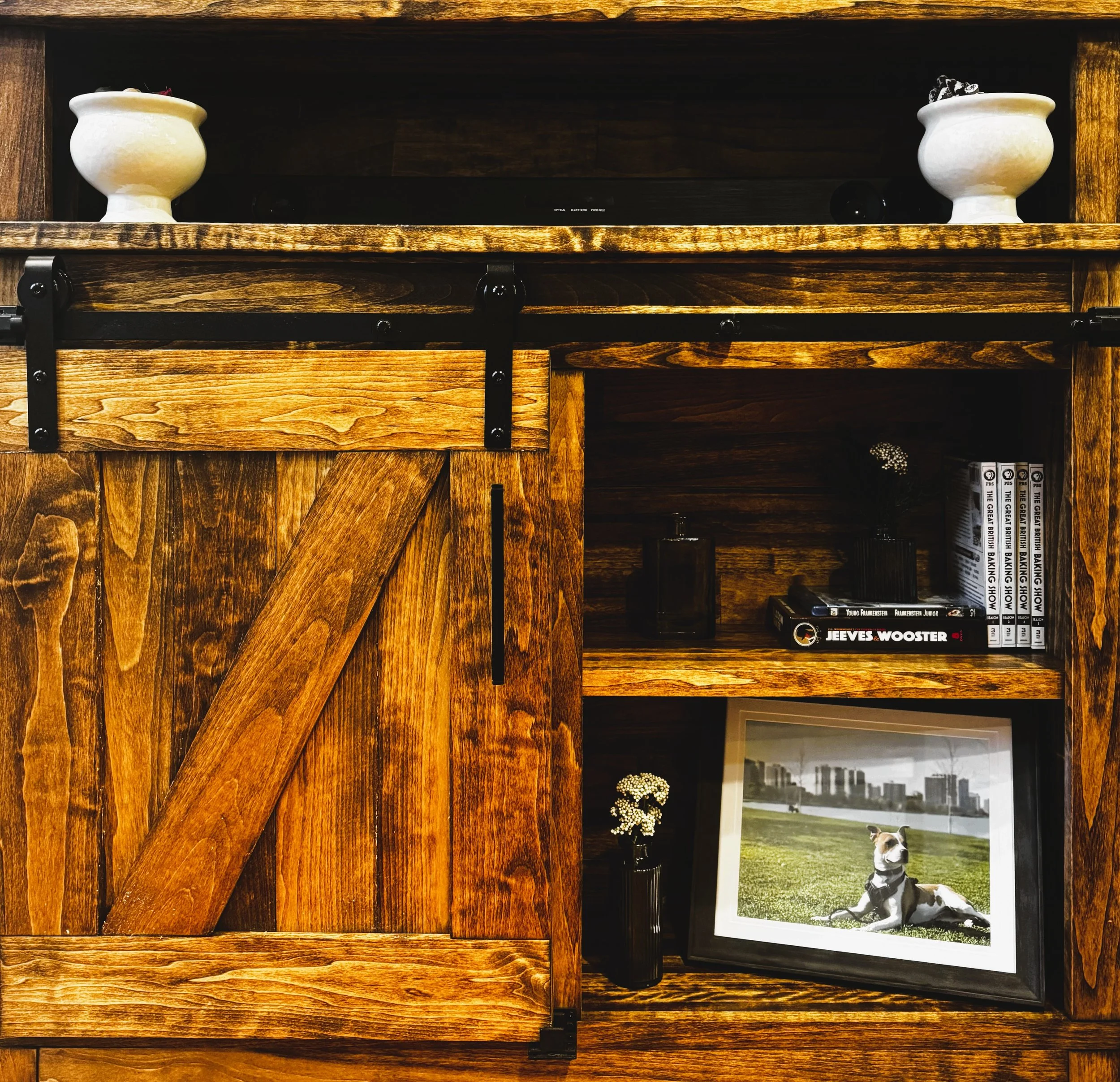 Farmhouse Entertainment Cabinet