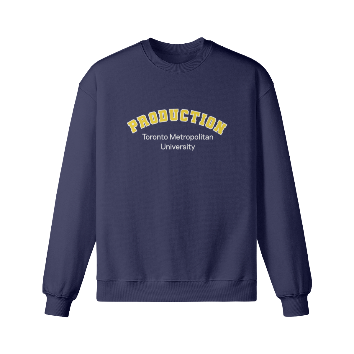 Design and Production Varsity Crewneck