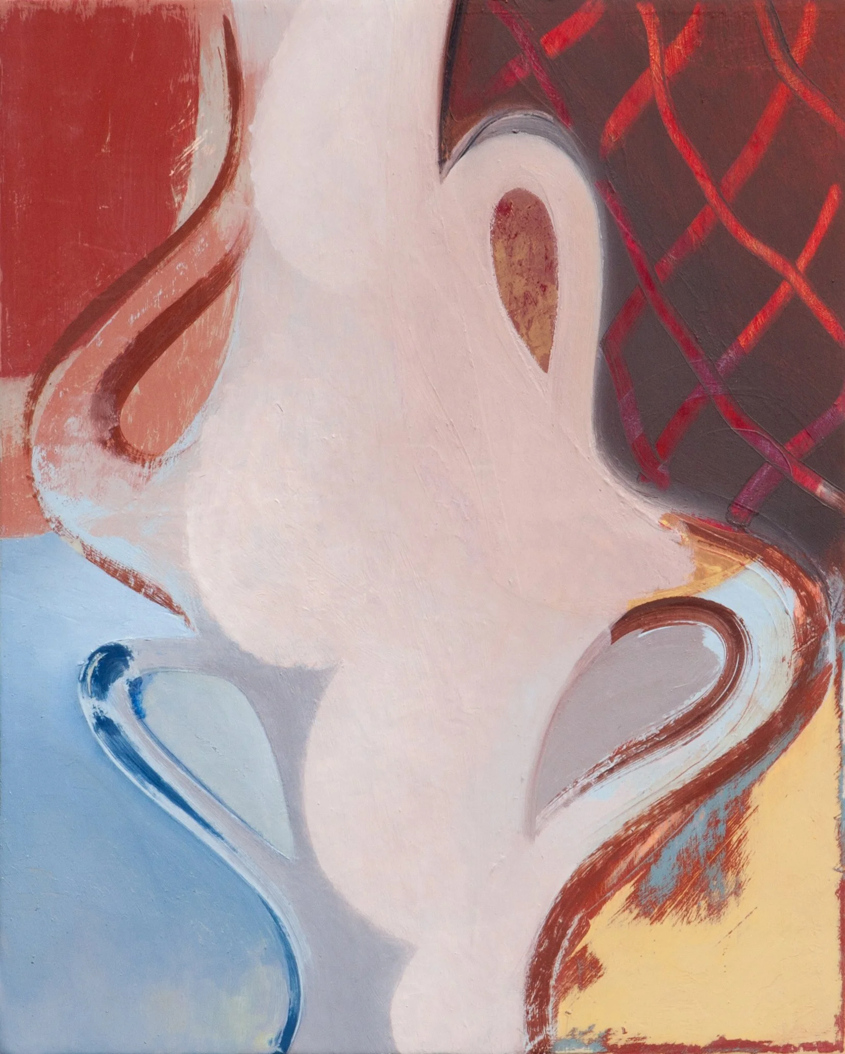 Quatre Pattes, 2020, oil on panel, 10" x 8"
