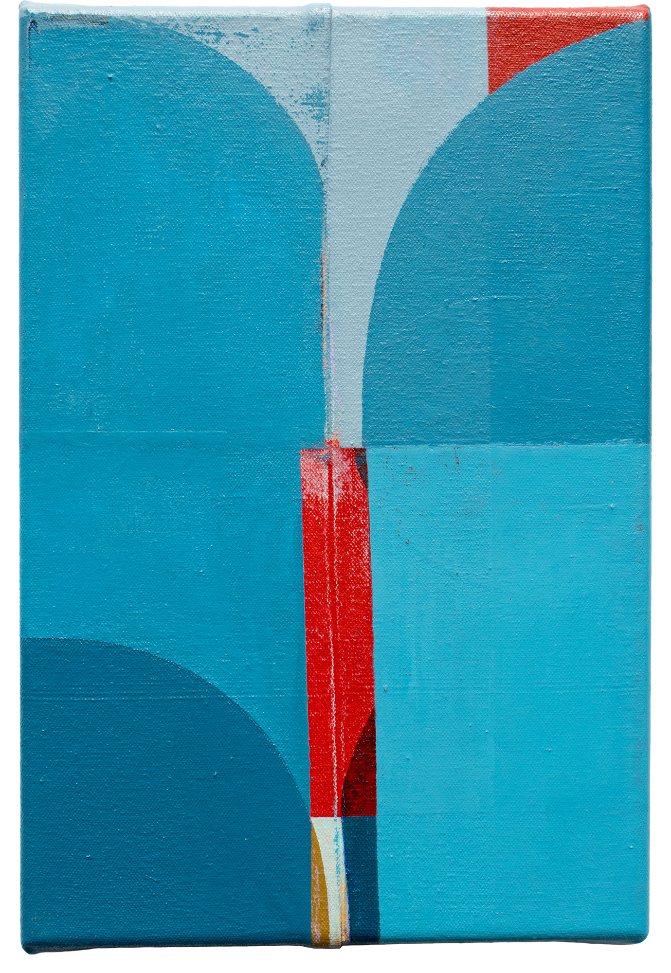 Thor, 2018, acrylic on sewn canvas, 12" x 8"