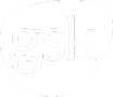 GSK logo with black text inside a white circle.