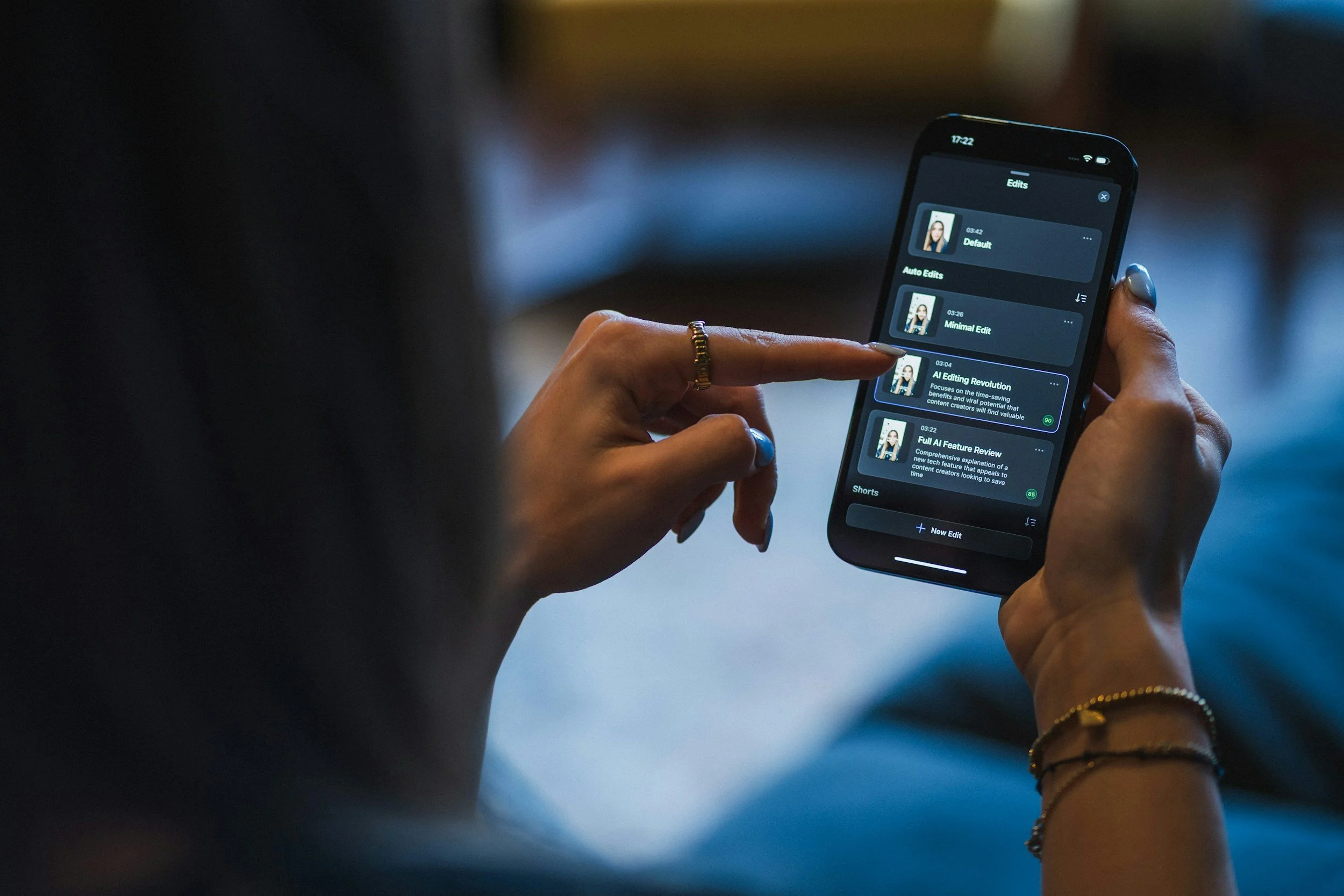 AI video personalization process