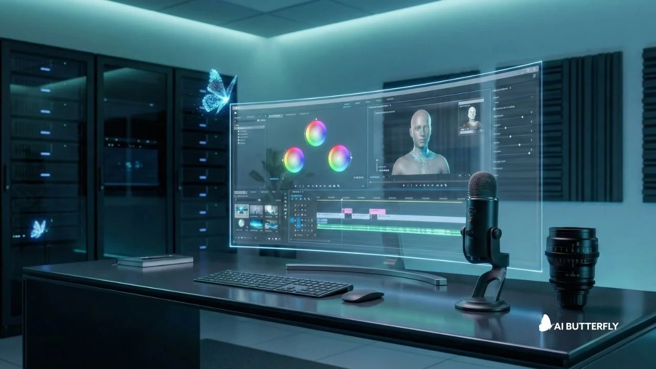 AI video editing tool interface