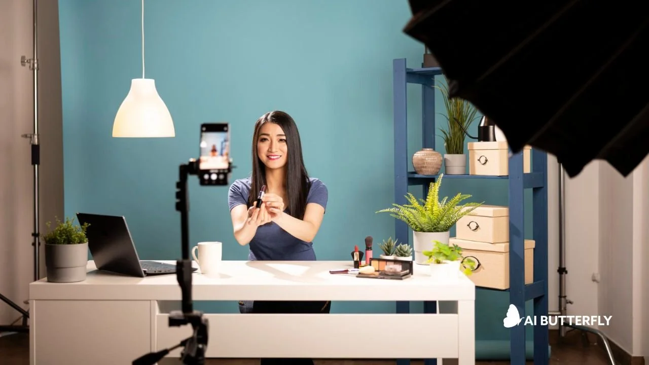 Smartphone recording setup emphasizing mobile-first video design and clean lighting.