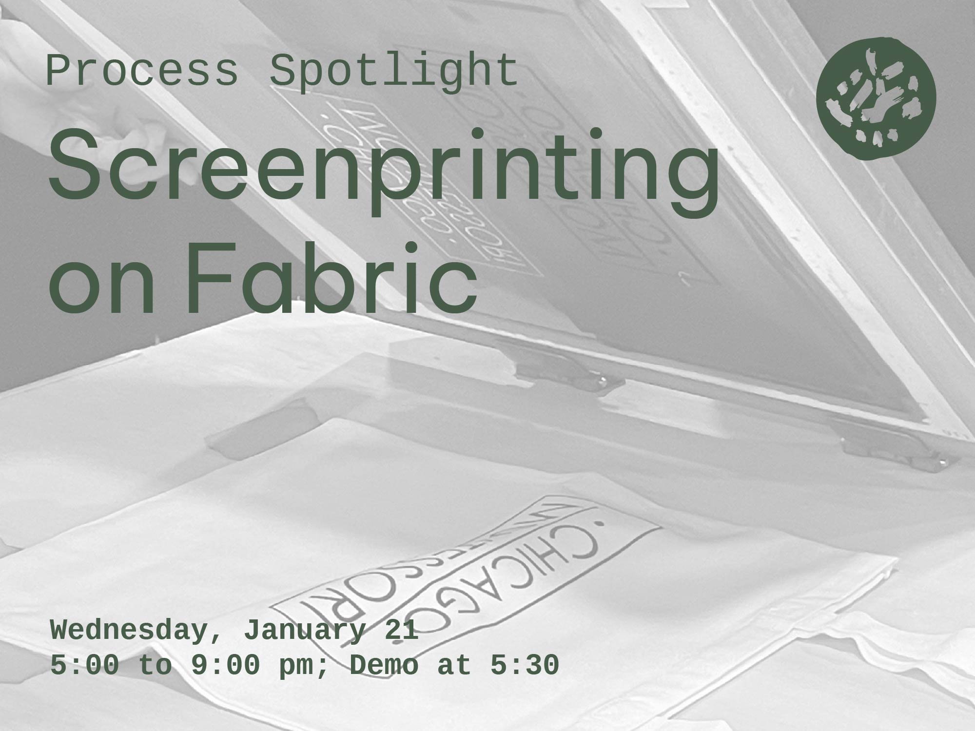 Process Spotlight: Screenprinting on Fabric