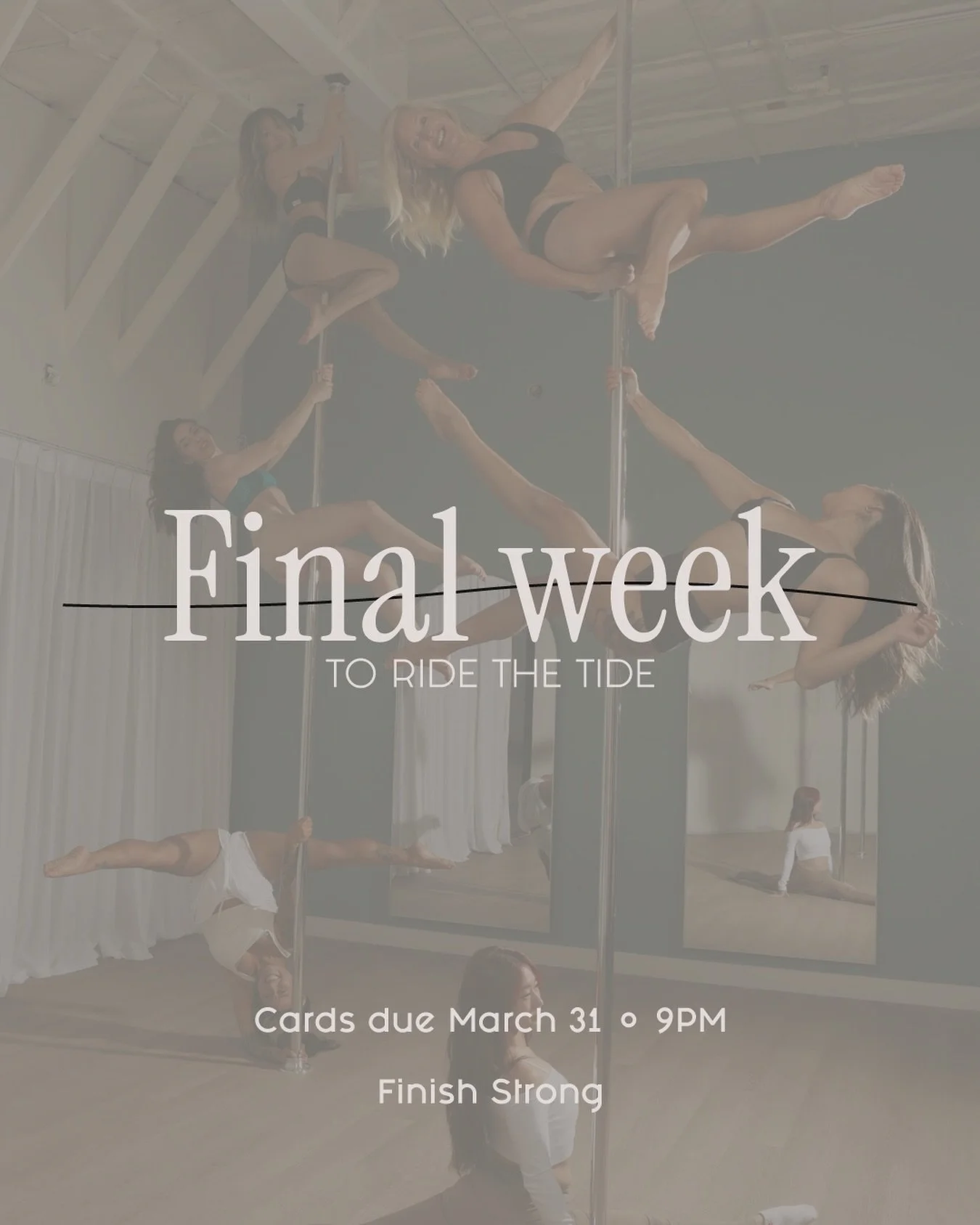 Final week to ride the tide 🌊⁠
⁠
If there&rsquo;s a line on your card that&rsquo;s almost complete: this is your sign!⁠
⁠
Cards are due March 31 at 9PM⁠
⁠
Finish strong⁠
Push for blackout⁠
Let&rsquo;s close March together⁠
⁠
#CoastalFlow #FinalPush 