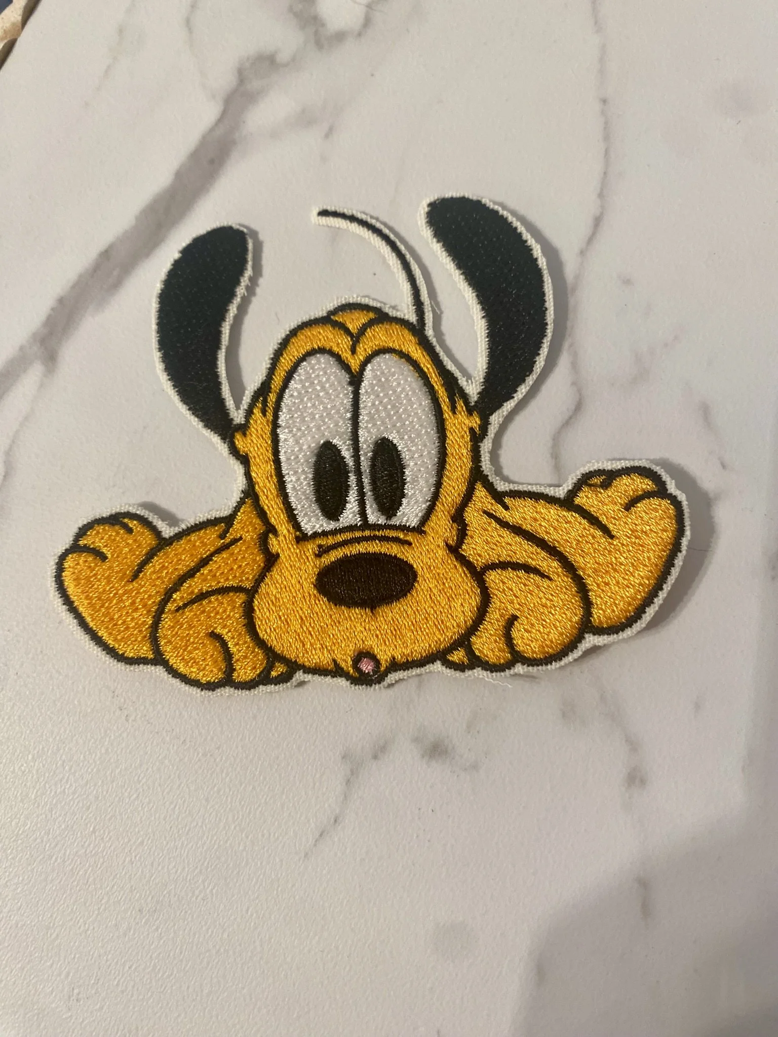 Baby Pluto Iron-On Patch