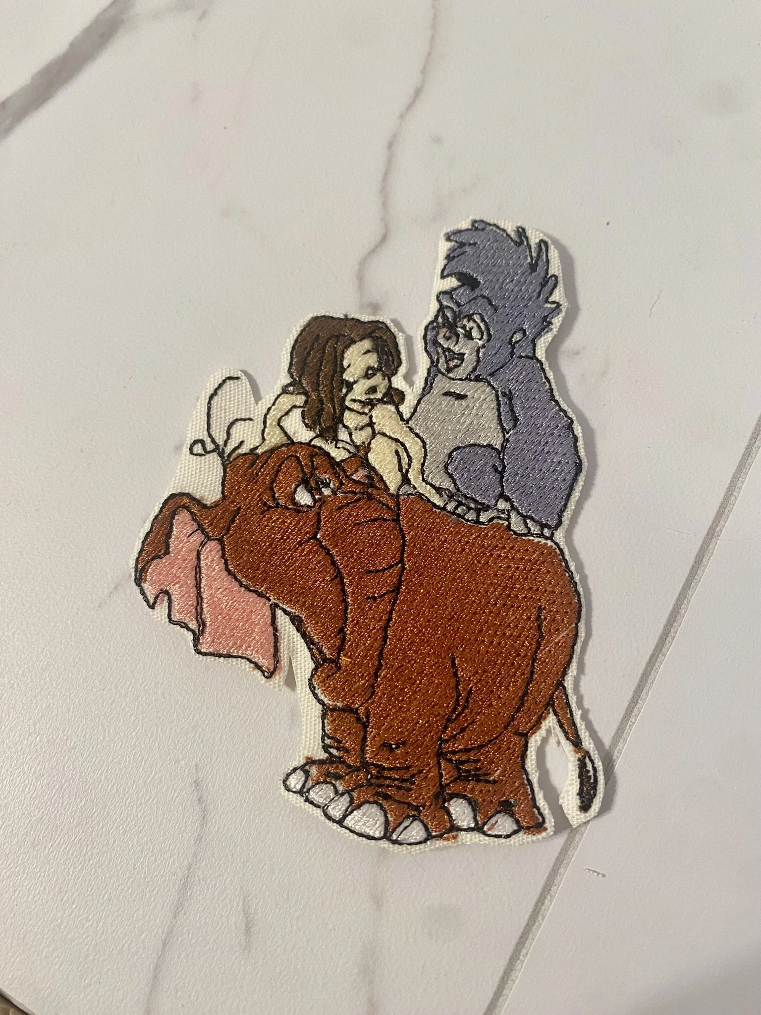 Tantar, Turk, and Tarzan Iron-On Patch