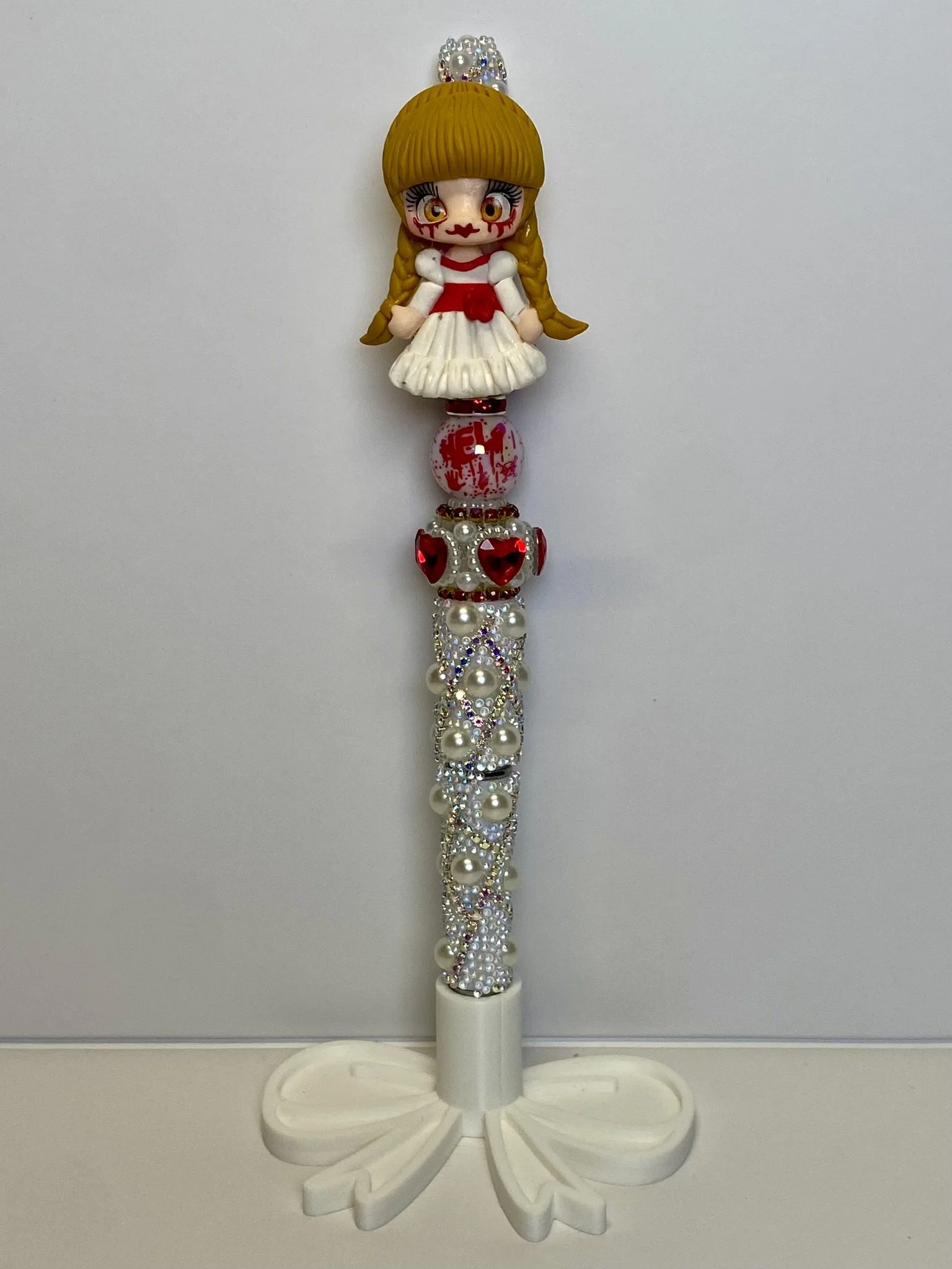 Redhaired Doll Clay Fancy Pen