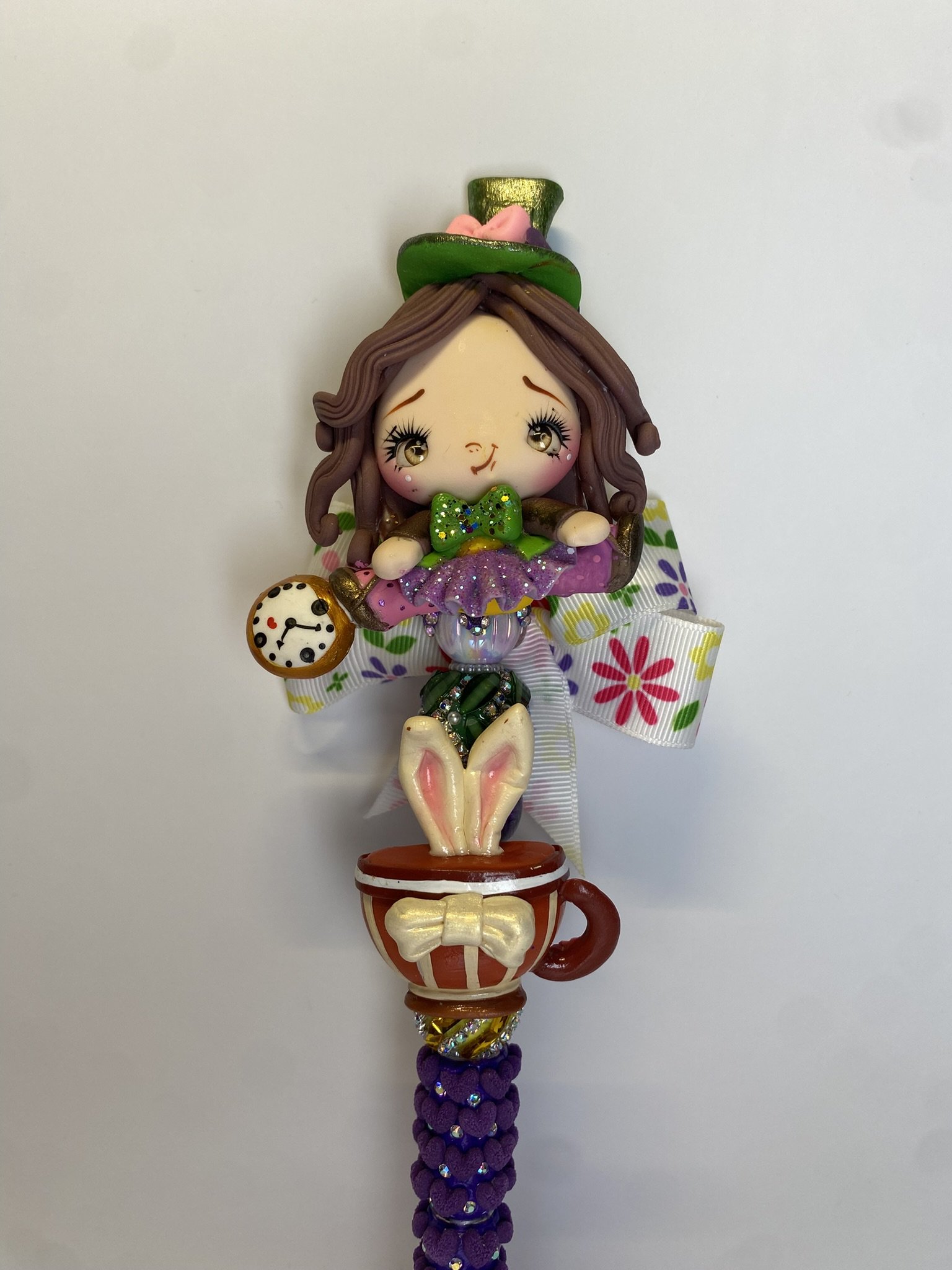 Mad Hatter Whimsy Clay Pen